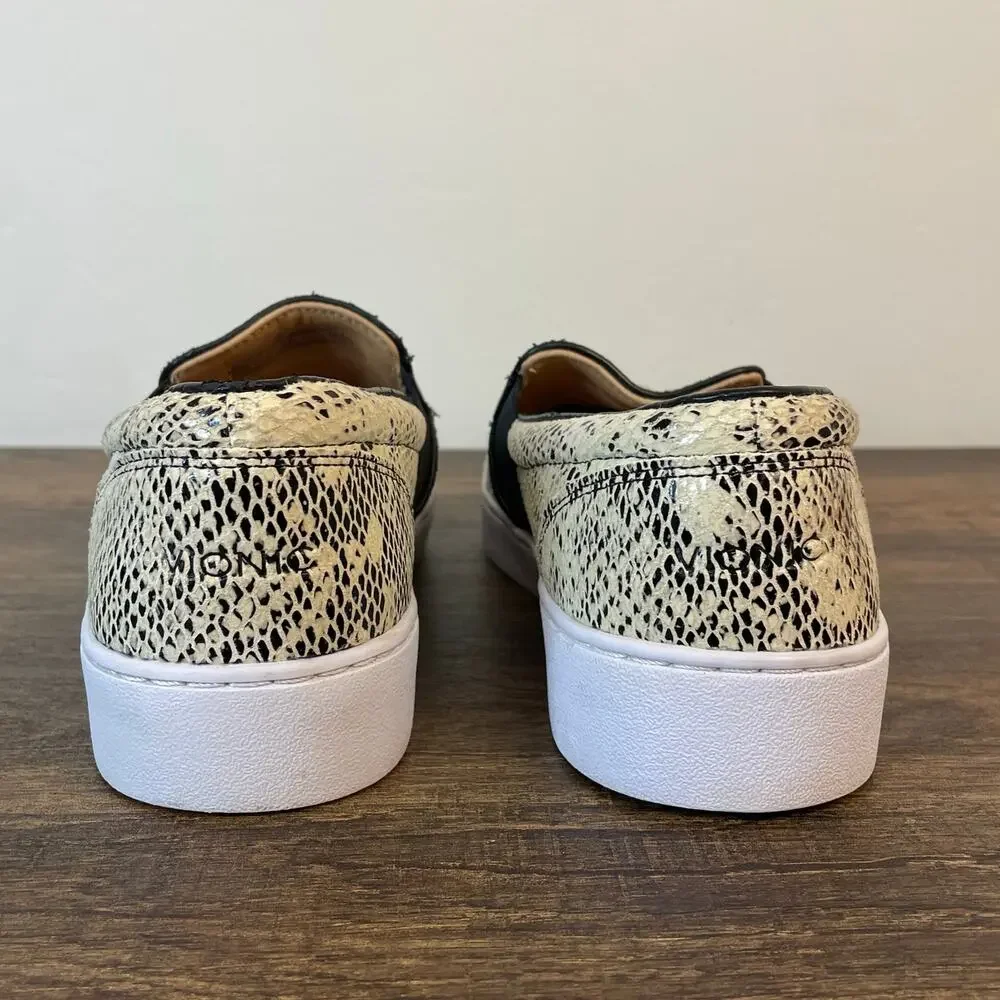 Vionic Demetra Slip On Sneakers Womens 9 Snake Print Comfort Orthopedic Shoes